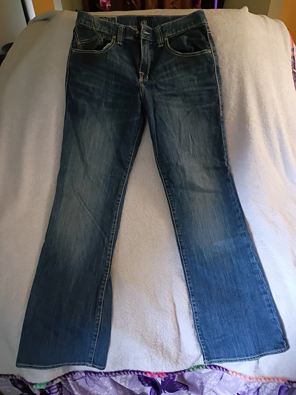 Early 2000s Rock & Republic Blue Flare Jeans